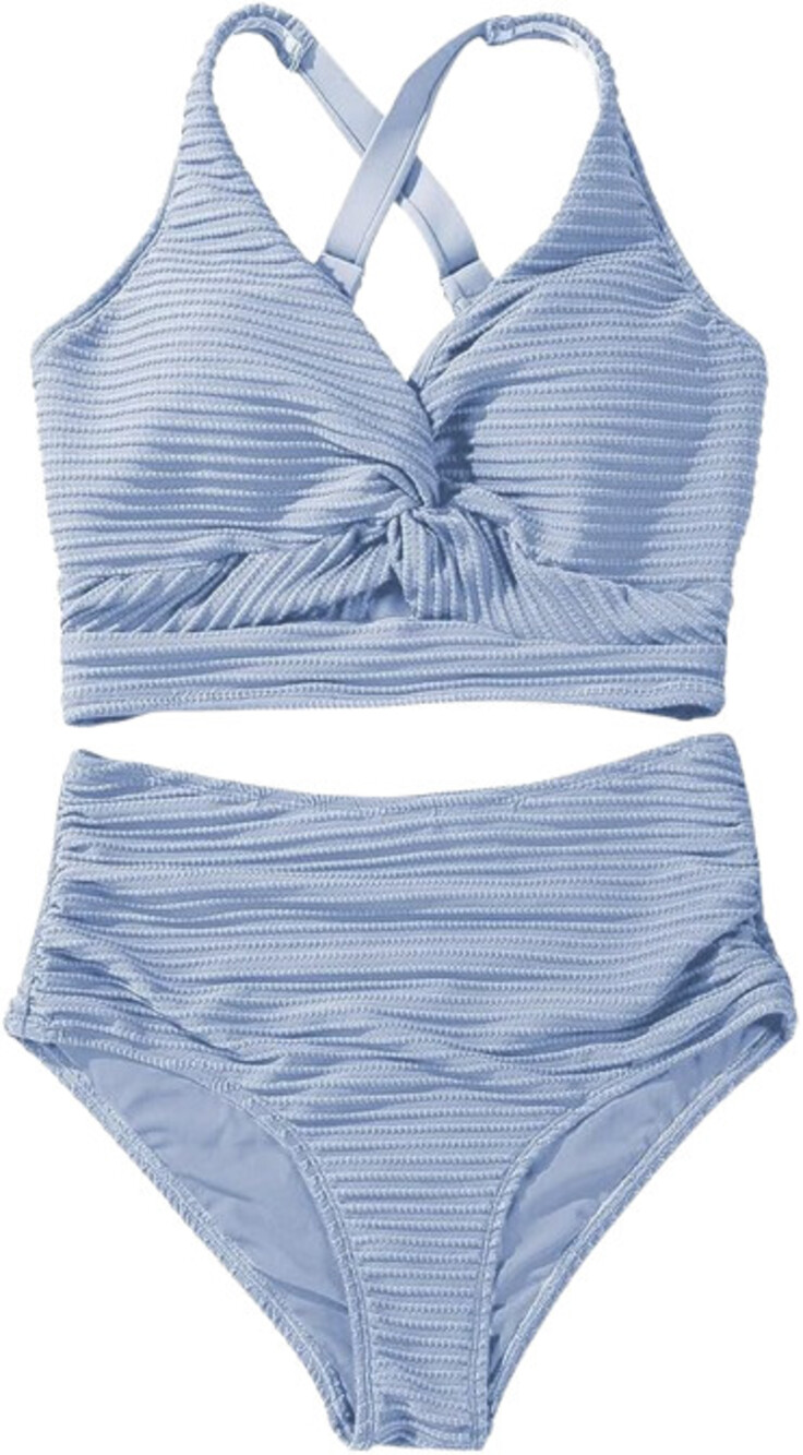 Herseas Women's 2-Piece Bikini Set – Light Blue, X-Large